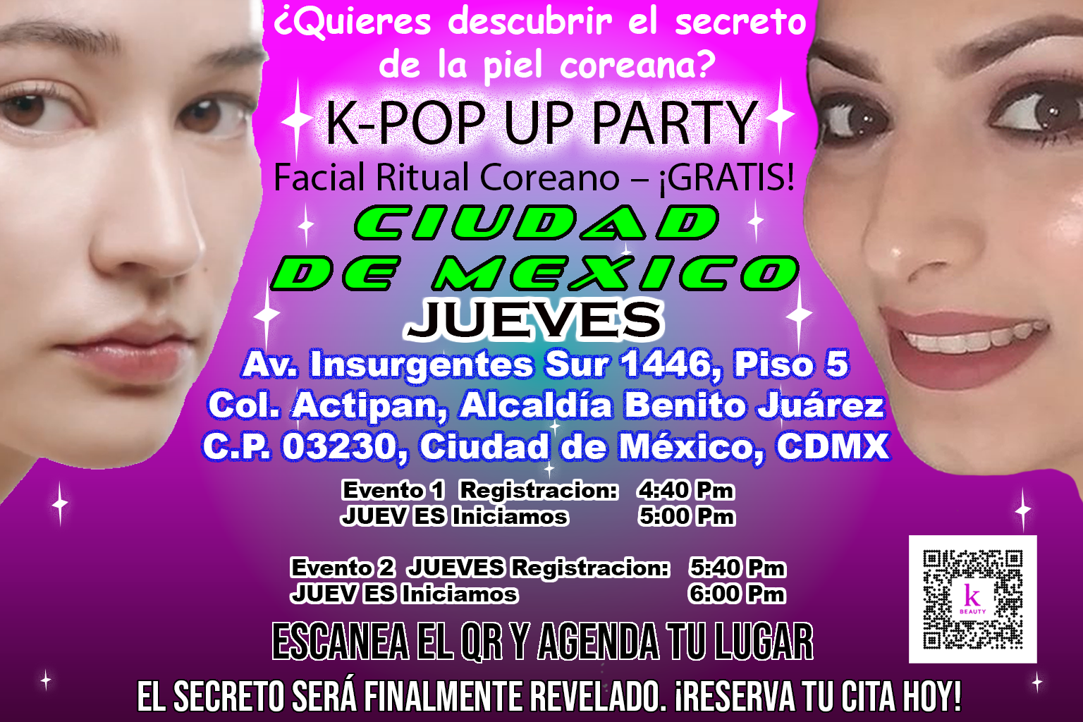 K-POP UP Party — Ciudad de México · Jueves · Av. Insurgentes Sur 1446, Piso 5